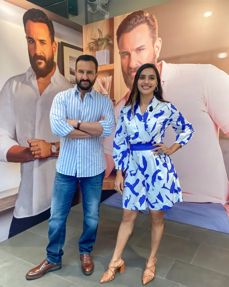 Lincia Rosario hosting Lincia Rosario x Saif Ali Khan — Celebrity