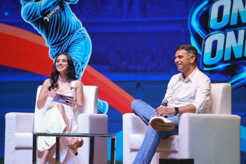On stage conversation with Mr. Dravid — Sports by Lincia Rosario