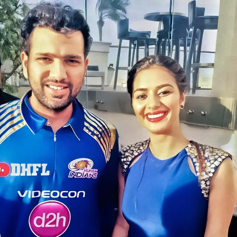 With The Hitman Rohit Sharma — Sports by Lincia Rosario