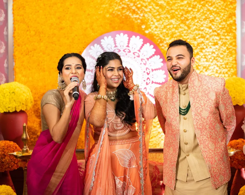 Haldi Style Ceremony — Weddings by Lincia Rosario