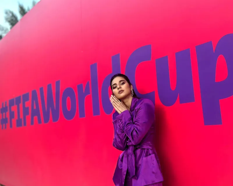 Lincia Rosario hosting FIFA World Cup in Qatar