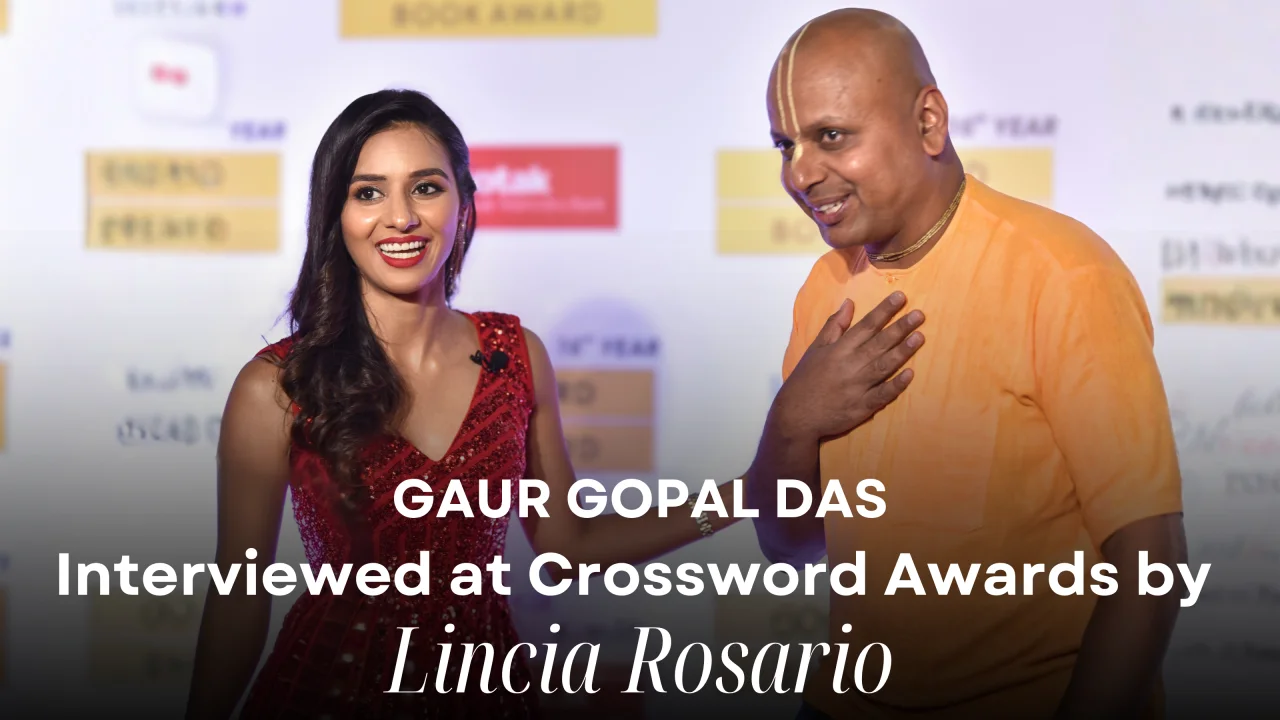 Lincia Rosario hosting Lincia Rosario × Gaur Gopal Das | The Power of Video Content & Communication