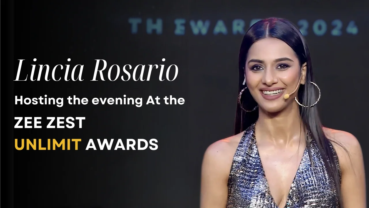 Lincia Rosario hosting Lincia Rosario × Zee Zest Awards